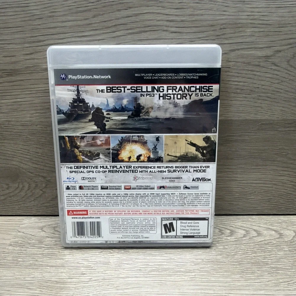 PlayStation PS3 Lot Of 4. COD MW3, NHL 08, 2016 Fifa South Africa, Turning Point